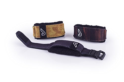 Image of Gruv Gear Fret Wrap & Guitar Mute, Fretwrap for Acoustic, Electric & Bass | String Dampener Recording, Tapping & Practice Accessory (3 Pack, Medium Wood Prints, Fits 5 String Bass, 7 String Guitar)