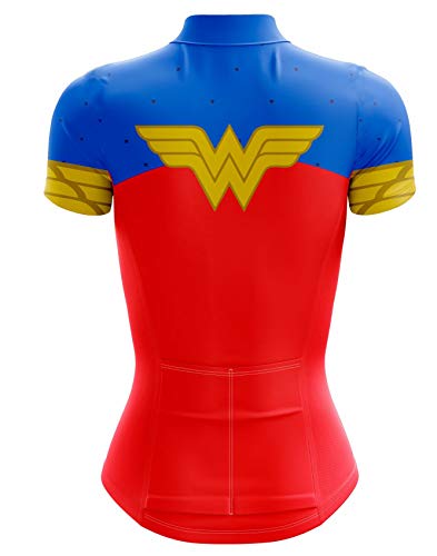 Camisa Feminina Ciclismo Mulher Maravilha - Scape