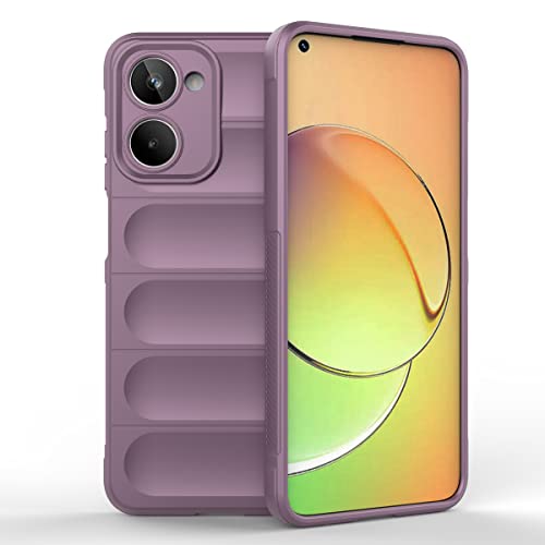 �X�}�z�J�o�[ �Ή��@�� for Realme 10 4G,�Ή��@�� for Realme 10 4G RMX3630 �J�����ی엎���h�~ TPU���o�C���\�t�g�P�[�X Purple