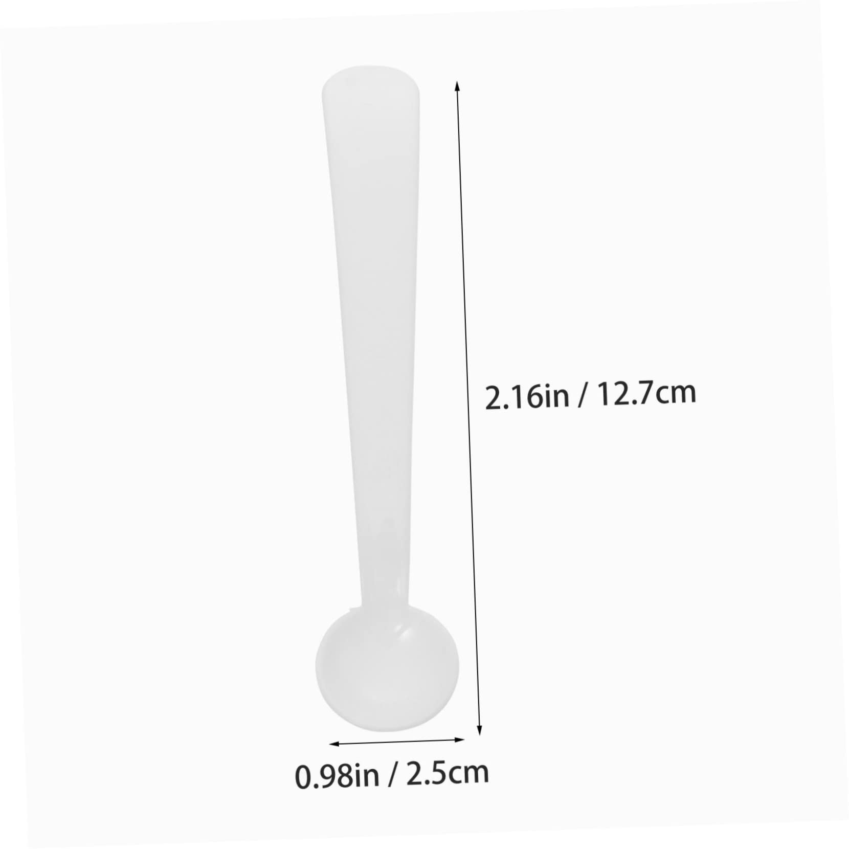 Ciieeo 100pcs Micro Measuring Spoons Smidgen Spoon Set Mini for Powder Kitchen Tea