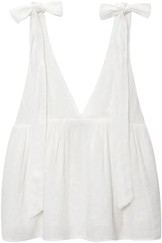 Women's Sleeveless V Neck Ruffle Trim Top and High Waist Shorts Loungewear Set