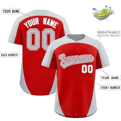 Camiseta de béisbol personalizada para hombre y mujer, con impresión de nombre, número y logo miniatura 2
