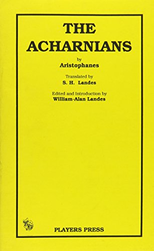 The Acharnians 0887348114 Book Cover