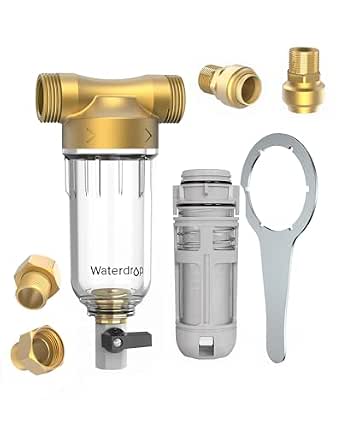 Waterdrop RPFK Spin Down Sediment Filter, 40-50 Micron, BPA Free