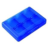 Gam3Gear 28 in 1 Game Card Memory Card Stylus Storage Case for Nintendo 3DS 3DS XL Blue