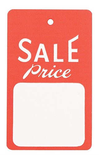 NAHANCO 328 1 7/8 x 2 7/8 Sale Tag Unstrung (Pack of 1000)