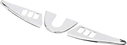 Miniatura 7 de Cubierta de paneles de carenado interior cromados de tres líneas de murciélago para Harley Touring CVO Street GlideTri Glide Electra Glide 2014-2022