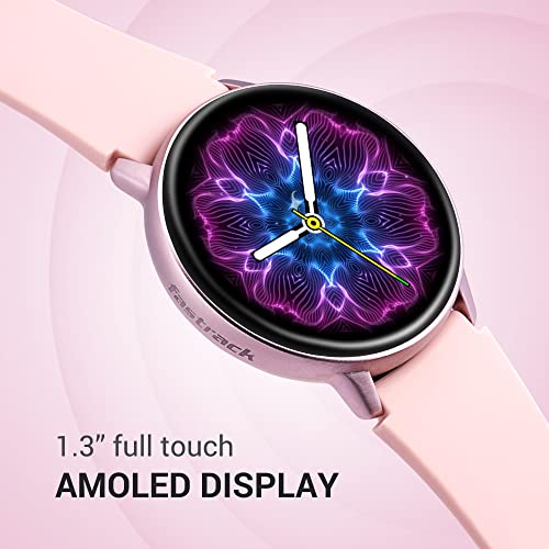 Image of Fastrack Reflex Play|1.3 inch AMOLED Display Smart Watch with AOD|Premium Metallic Body|Animated Watchfaces|in-Built Games|BP & Sleep Monitor|24x7 HRM|SpO2|Multiple Sports Modes|Upto 7 Day Battery|IP68