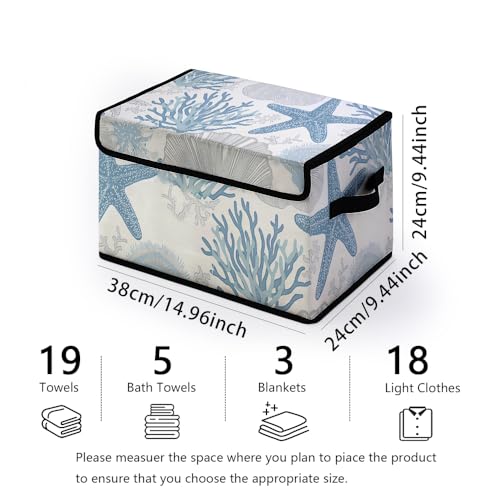 Image of Stackable Clothes Storage Bins with Lids 3 Pack | Closet Organizers Fabric Cat Printing Box for Home and Office,Blanket Clothes Organizers,Under Bed Storage Containers