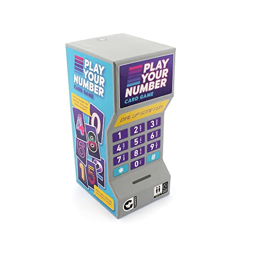 Ginger Fox Play Your Number Family Trivia Card Game -