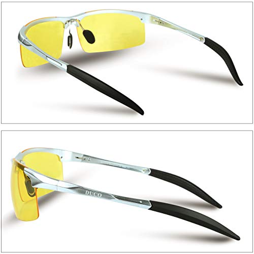 DUCO Night-vision Glasses Polarized Night Driving Men's Shooting Glasses3