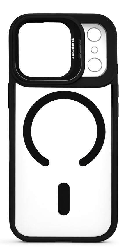 Coque iPhone 17 Pro transparente qui ne jaunit pas avec béquille - 2