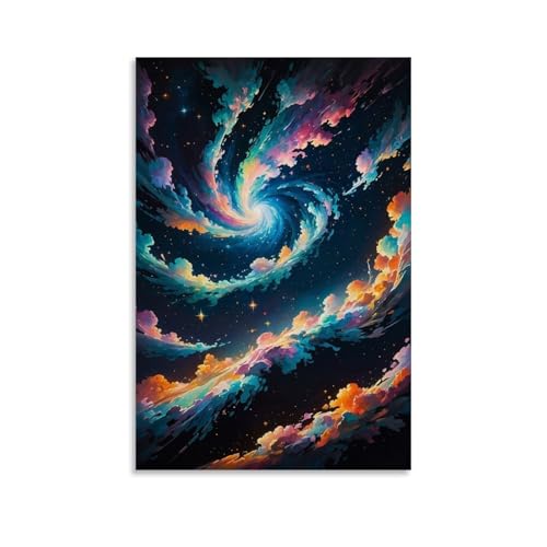 Cosmos A Spacetime Film Odyssey - Póster de la serie de televisión documental retro, arte de pared, lienzo estético, póster de música vintage y películas, pintura decorativa para sala de estar