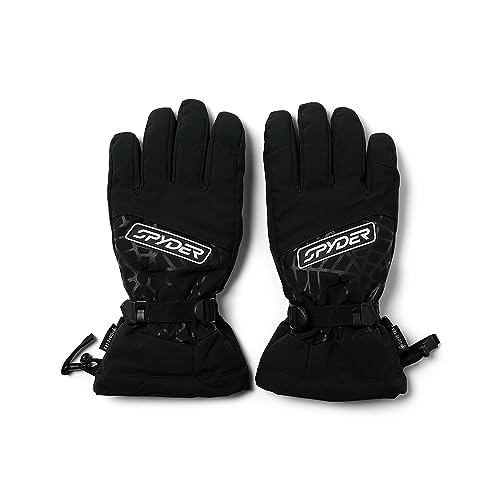 Gants Spyder Overweb GTX homme hiver imperméable noir pour le ski
