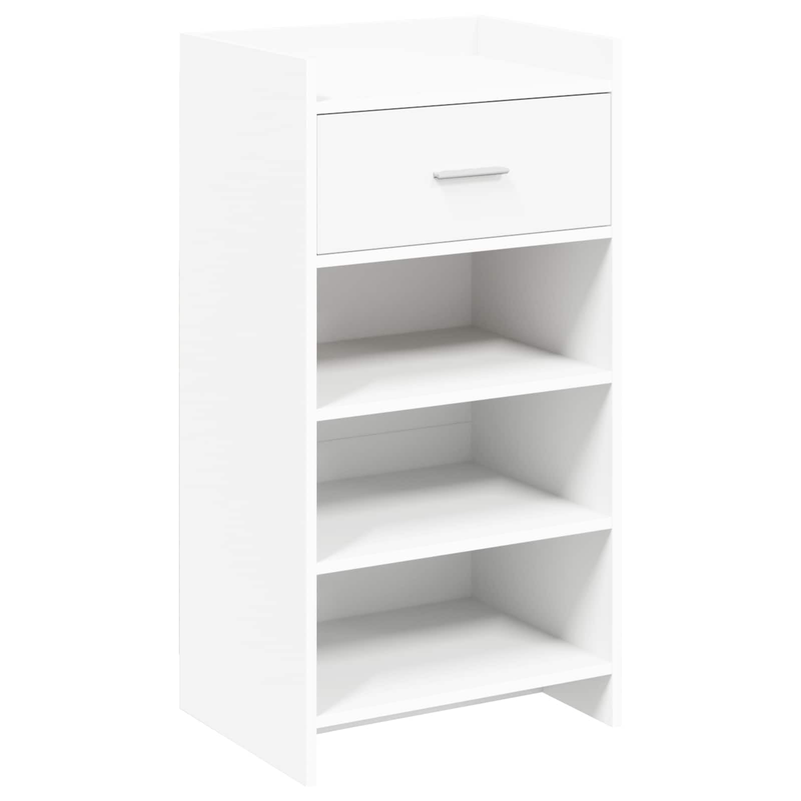 Szafka na buty biała 48 x 36 x 92 cm drewno inżynieryjne