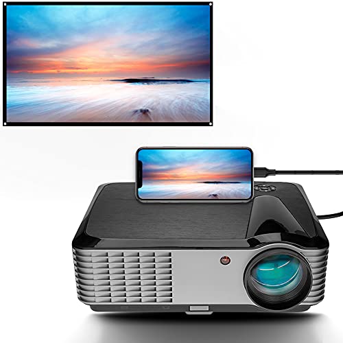 Hottest Sales 5000 Lumens Projector,1080p Native Projector with WiFi and Bluetooth, Home Theater Projector with HDMI USB VGA AV, Projection Size 50"-200", Compatible with Smartphone Tablets Game Consoles TV Stick