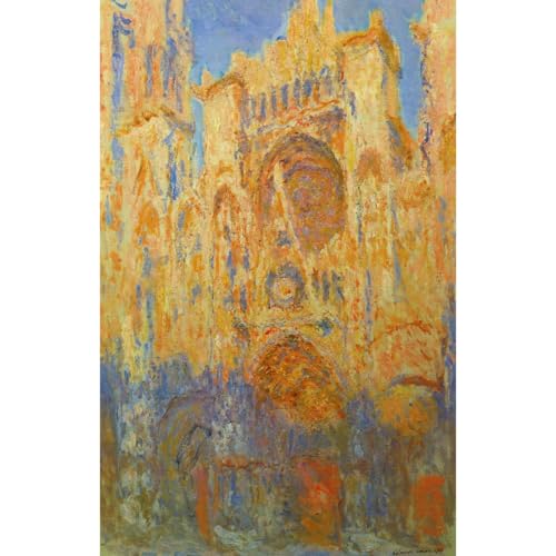 Toile Claude Monet Cathédrale de Rouen impression premium