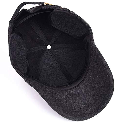 MRACSIY Cappellini Invernali da Uomo (Nero 06)