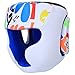 Astibym Kid Sanda Heads Guard, Casco da Boxe per Bambini Leggero Morbido e Confortevole PU Premium per Boxe per Sanda per Lo Sport(Taglia S - Bianco Graffiti)