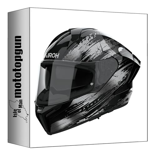 Casque intégral Airoh Matryx Reflex Gris M pour Moto