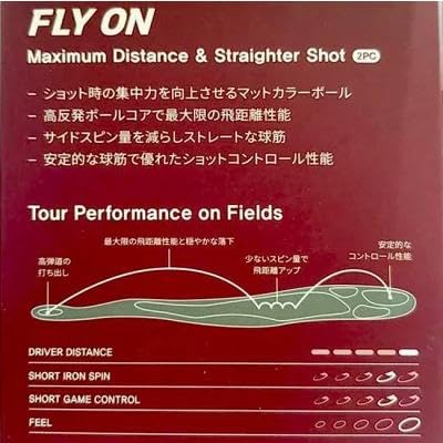 Amazon.co.jp: Volvik(ボルビック) FLY ON フライオン ゴルフボール