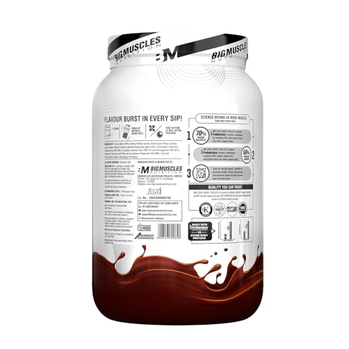 Image of Bigmuscles Nutrition Zero 100% Whey Isolate (1kg, Rich Chocolate)
