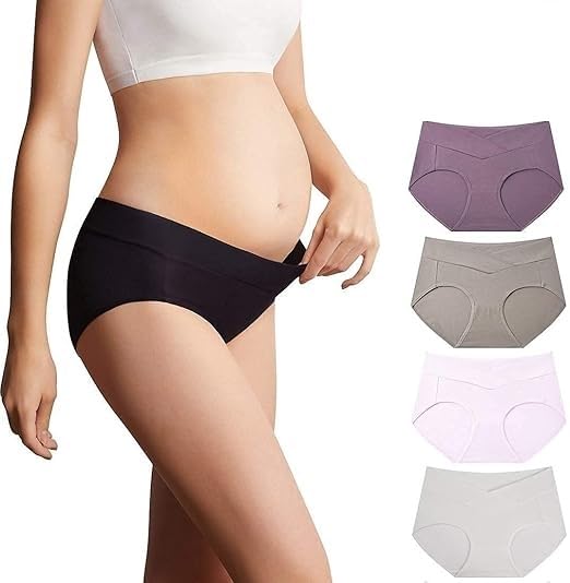 geifa Comfort Fit Low Waist Maternity Panty – Stretchable Pregnancy Wear-picture-29