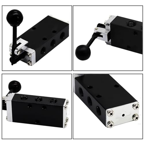 Válvulas de control de reinicio manual reversible SH-403 5 vías 6