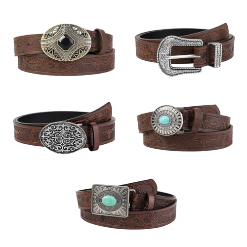 Turquoises Buckle Belt Aesthetic PU Belt Waistband Decorative Belt For Pants Jeans Elegant Elegant Waiststrap3