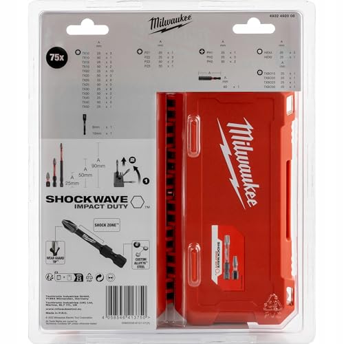 Coffret d'embouts Shockwave¿ Impact Duty MILWAUKEE 4932492008 75pcs - vue 3