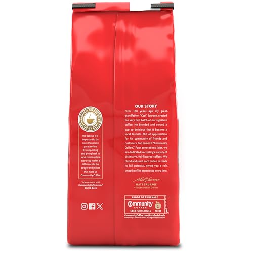 Image of Community Coffee First Light Blend, 12 Ounces Light Roast Ground Coffee, 12 Ounce (Pack of 1)
