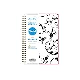 Blue Sky 2019-2020 Academic Year Weekly & Monthly Planner, Flexible Cover, Twin-Wire Binding, 5