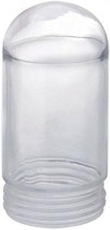 B&P Lamp® Screw Fitter Utility Globe or Jelly Jar Type Shade, 6 3/4" Height, 3 1/4" Width, and 3 11/64" Screw Fitter