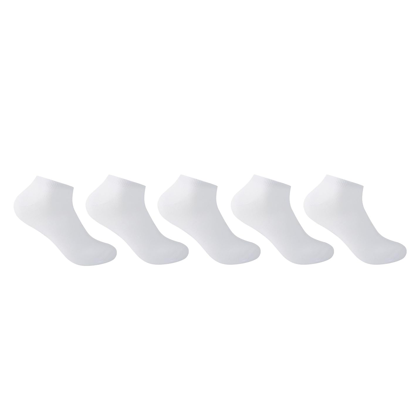 Slazenger Mens 5 Pack Trainer Socks White Mens 7-11