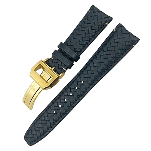 Bracelet montre cuir tissé bleu IWC Portugieser IW394005, idéal du bureau aux soirées