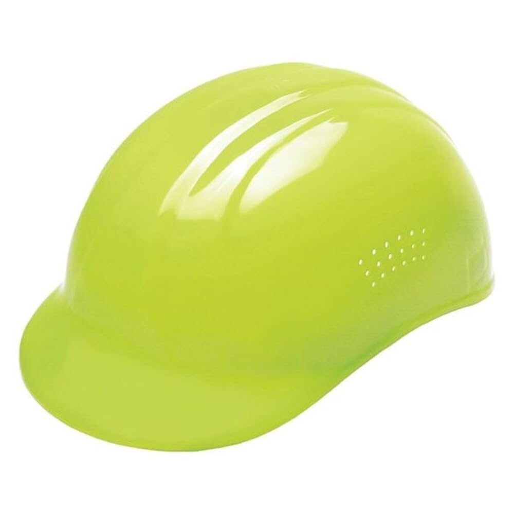 Delta Plus 67 STD Bump Cap with 4-Point, Slide-Lock Suspension, Hi Viz Lime, 6.5-7.75 (WEL19125HL)