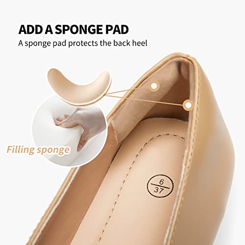 Image of FINIWOR Loafers for Women Flats Shoes Women Pointed Toe Dress Shoes Comfortable Memory Foam Penny Loafers Slip On Shoes