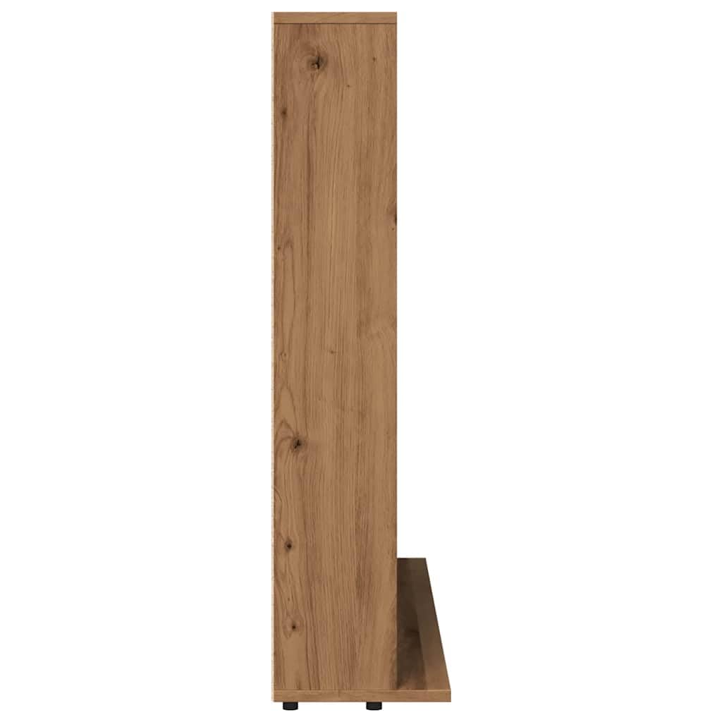 vidaXL Mobile Porta CD Artigianale 100x23x89,5 cm Legno Multistrato, Mensole, Armadietto, Contenitore per CD