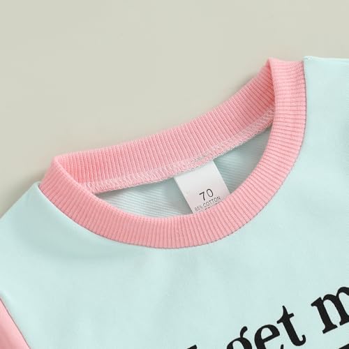 WZTYYDS Toddler Girl Summer Clothes Letter Print Short Sleeve Round Neck T-Shirt with Contrast Color Shorts Outfit4