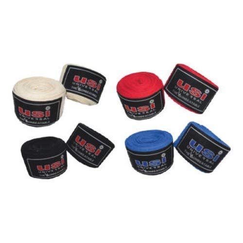 USI Cotton Stretchable Hand Wraps for Boxing MMA Training Inner Hand Bands Pack of 2 Pairs (2.75mtr) (B085M8B9JL) Amazon Price History, Amazon Price Tracker