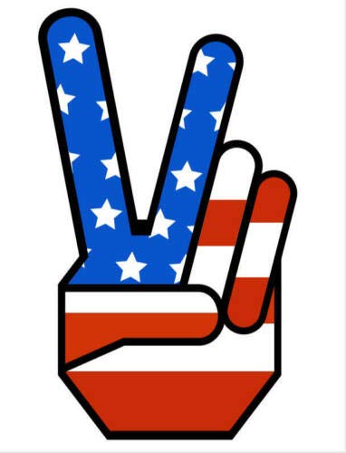 1960\'s Peace Sign Vintage Style Vinyl Decal/, Hippie, Rat Rod, Racing - Sticker Graphic - Auto, Wall, Laptop, Cell, Truck Sticker for Windows, Cars, Trucks