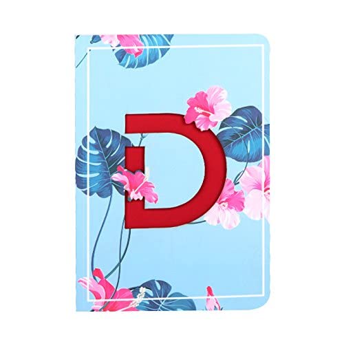 Doodle Initial D Lasercut 192 Pages Monogram Diary for Girls