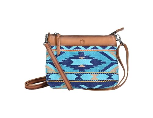 STS Ranchwear Womens Mojave Sky Grace Multi-Color Leather Crossbody Bag