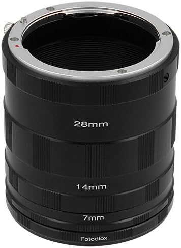 Fotodiox Macro Extension Tube Set Compatible with Nikon F Mount Cameras for Extreme Close-up Photography