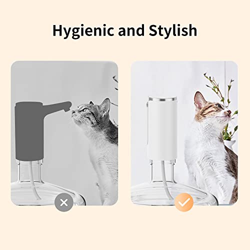 Dual-Purpose Desktop Water Bottle Dispenser With Automatic Measures, Foldable Portable Electric Water Bottle Pump For 5 Gallon & Universal Bottles, Usb-C Charging #TOP2