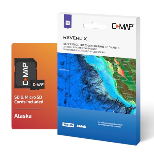 Image of C-MAP M-NA-T-208-R-MS Reveal X - Alaska Marine Mapping Chart Card