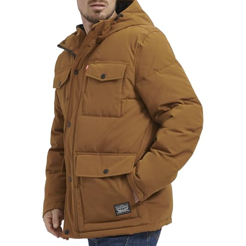 Image of Levi's Men's Arctic Cloth Quilted Performance Parka