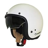 ダムトラックス バイクヘルメット ジェット AIR MATERIAL (エアー マテリアル) オフホワイト レディースサイズ(56cm~57cm未満) -