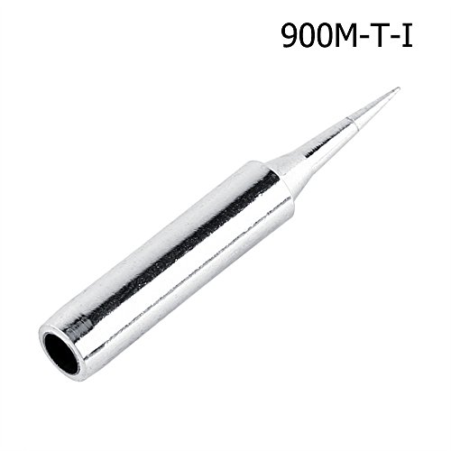 Qisf 5 Pcs 900M-T-B + 5 Pcs 900M-T-I Lead-Free Soldering Solder Iron Tips Replacement For Hakko, Radio Shack, Tenma, Atten, Quick, Aoyue, Yihua Soldering Station And More Tool #TOP3