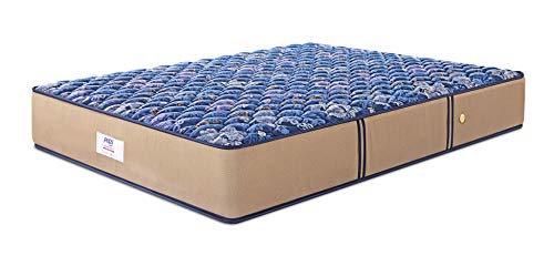 peps Springkoil Bonnell 6-inch King Size Spring Mattress (Dark Blue, 75x72x06) with Two Free Pillow